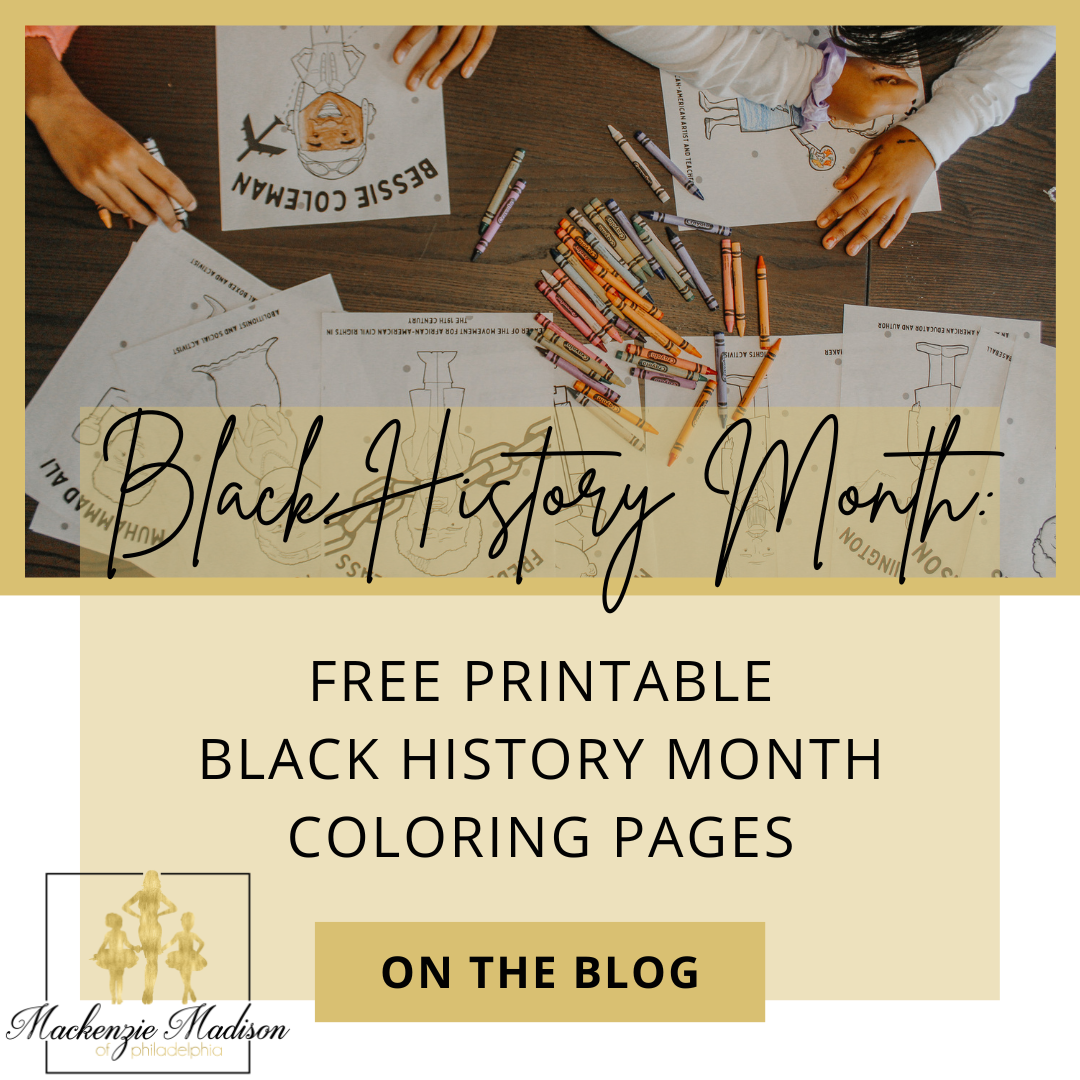 Free Black History Month Coloring Pages