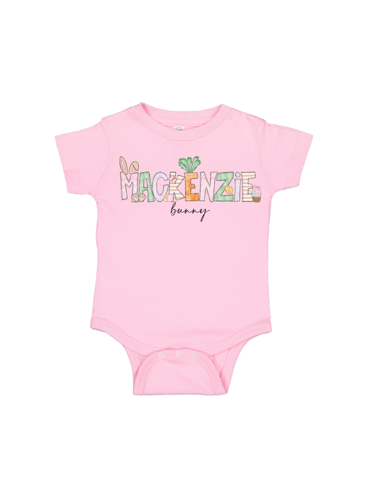 Personalized Baby Bunny Infant Bodysuit