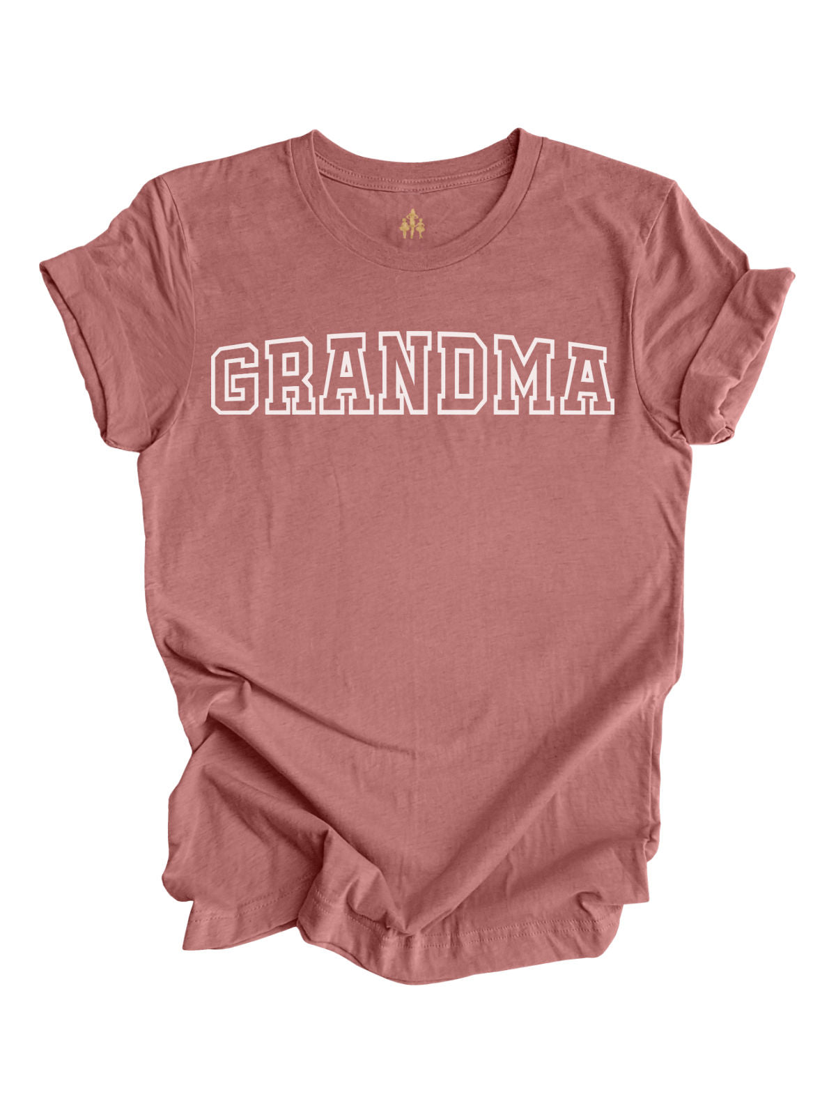 Grandma Varsity Shirt in Heather Mauve