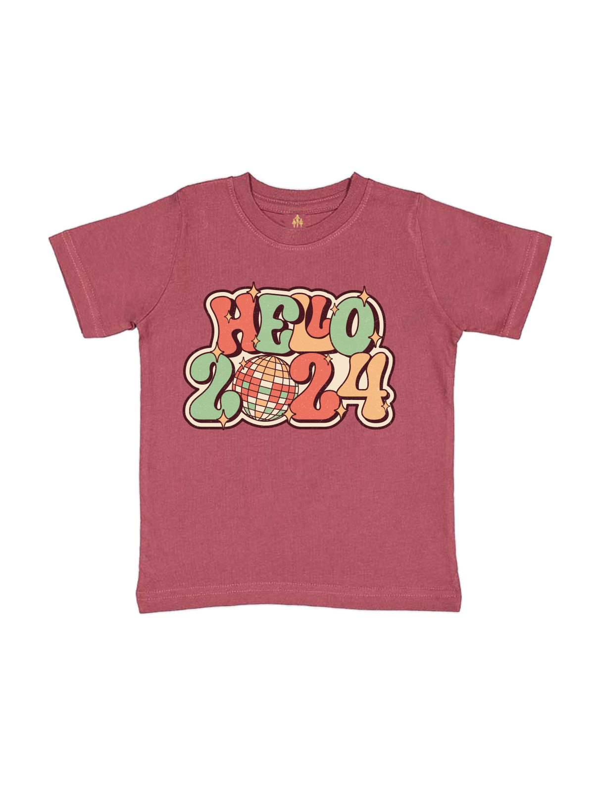 Hello 2024 Kids Long Sleeve New Year Shirt