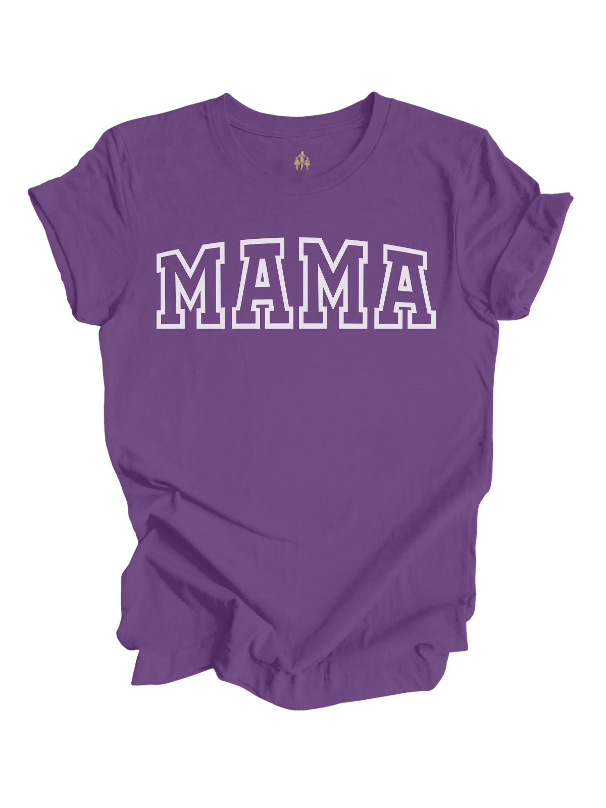 MAMA Varsity Purple Short Sleeve Shirt