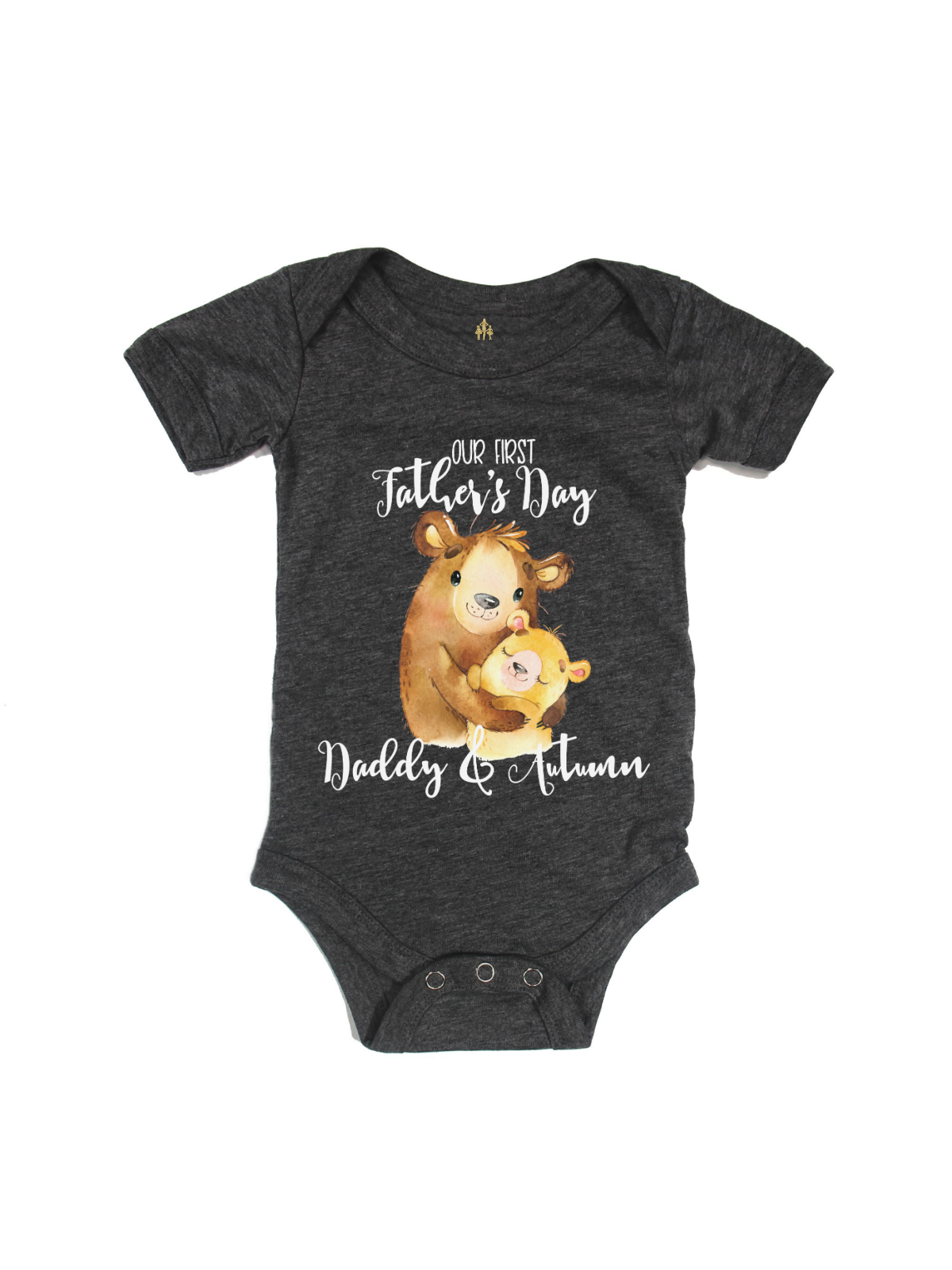 our first fathers day matching bears shirts
