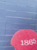1865 Embroidered Juneteenth Hat in Red