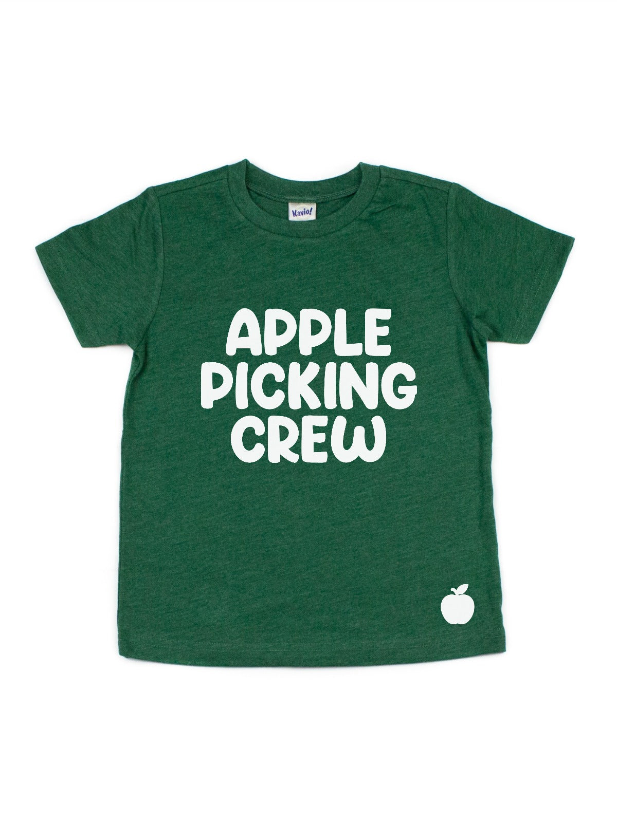 hunter green apple orchard shirt kids