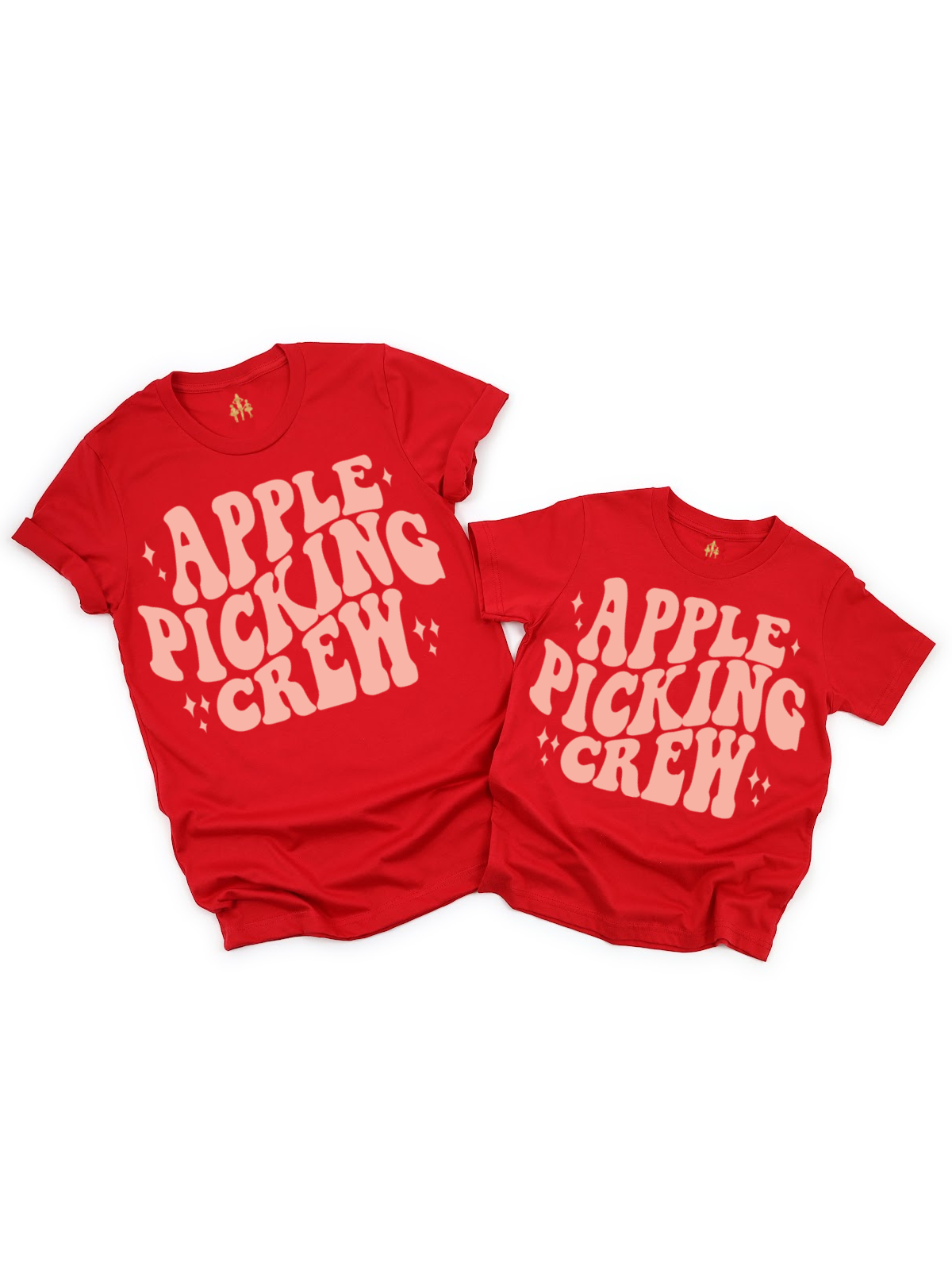 Apple Picking Crew Mommy and Me Matching Shirts