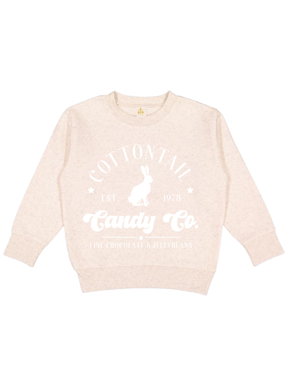 Cottontail Candy Co Kids Easter Sweatshirt