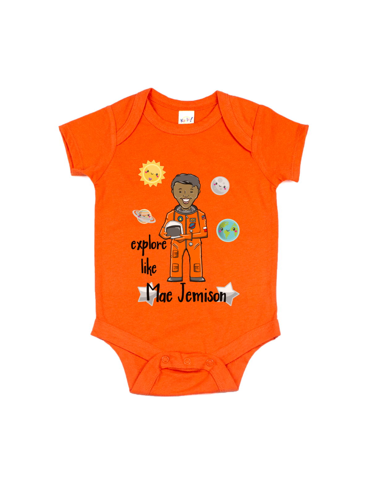 Explore like Mae C Jemison infant bodysuit