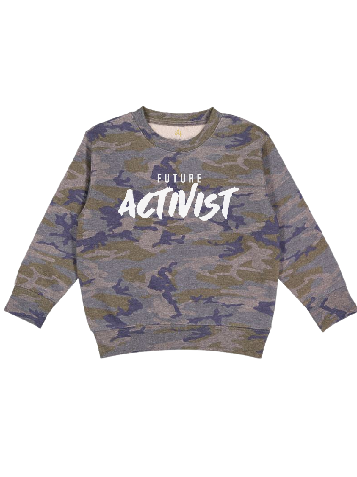 Future Activist Kids Vintage Camo Sweatshirt 