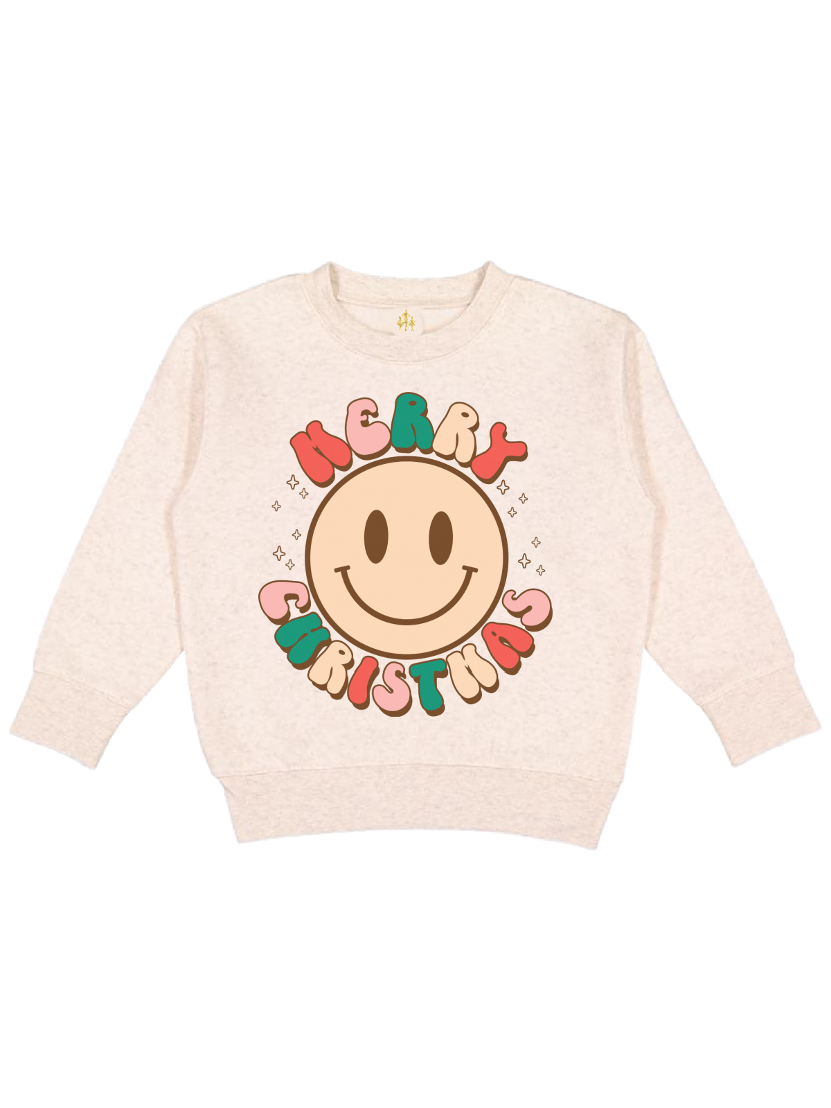 Merry Christmas Kids Retro Sweatshirt