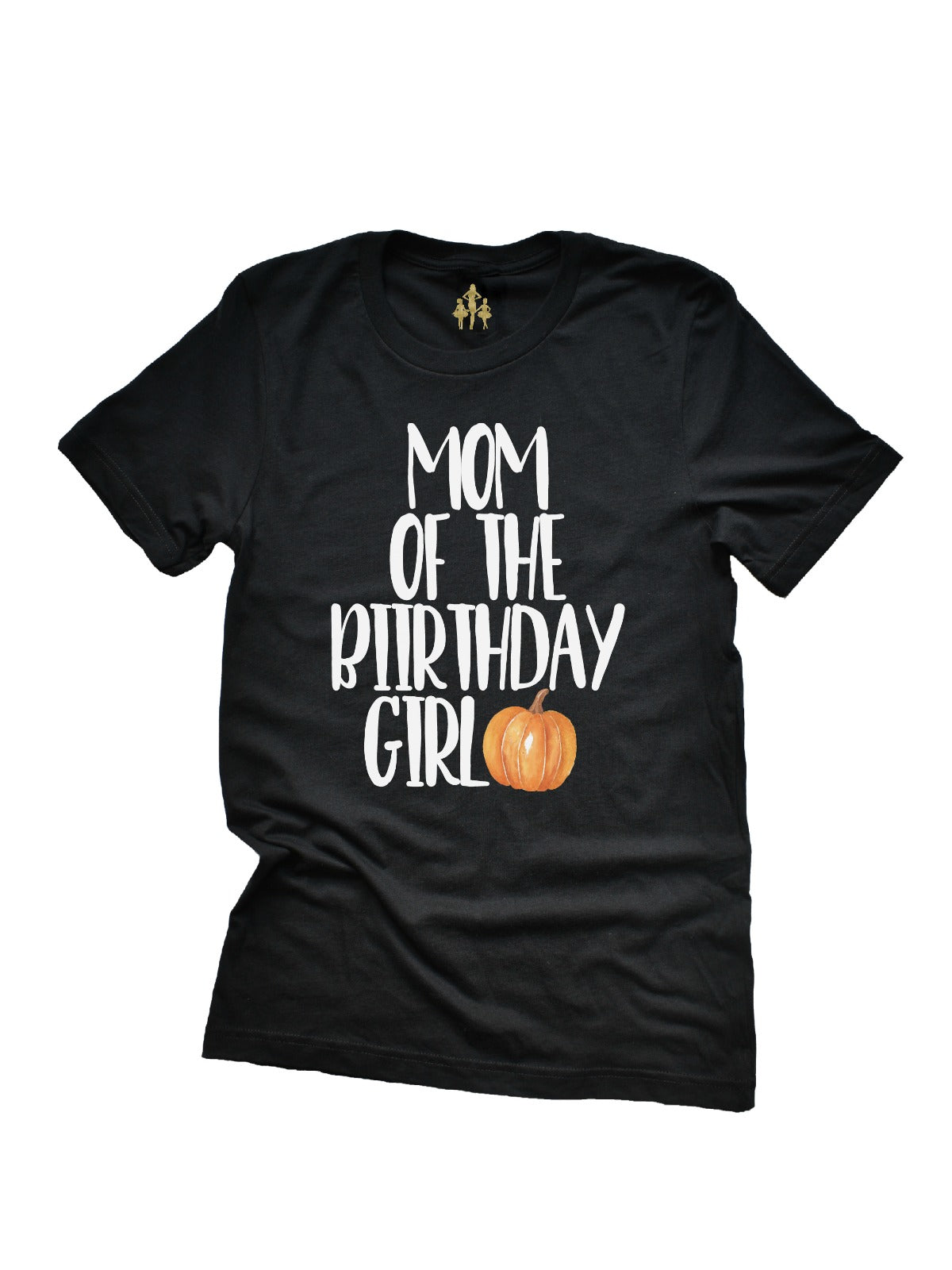 mom of the birthday girl pumpkin theme shirt