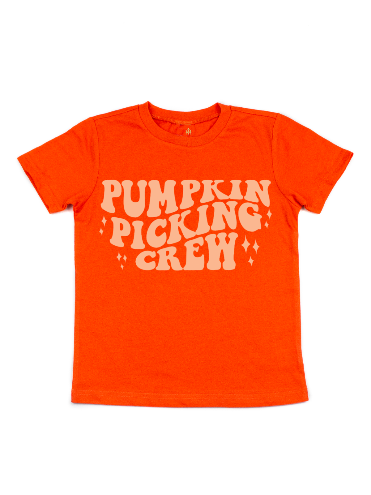 Pumpkin Patch Crew Kids Shirt in Orange