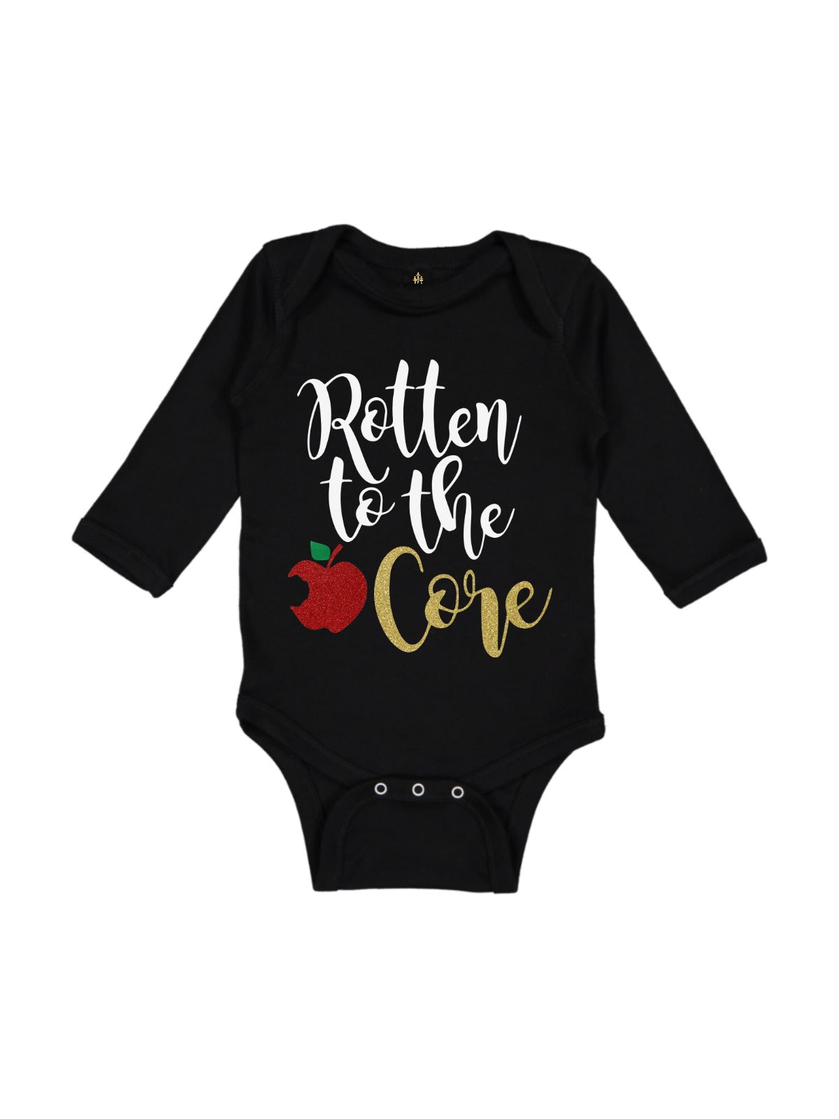 Rotten to the Core Baby Girl Bodysuit for Fall