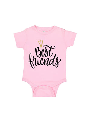 Best Friends Matching Mommy and Me Shirts - Pink