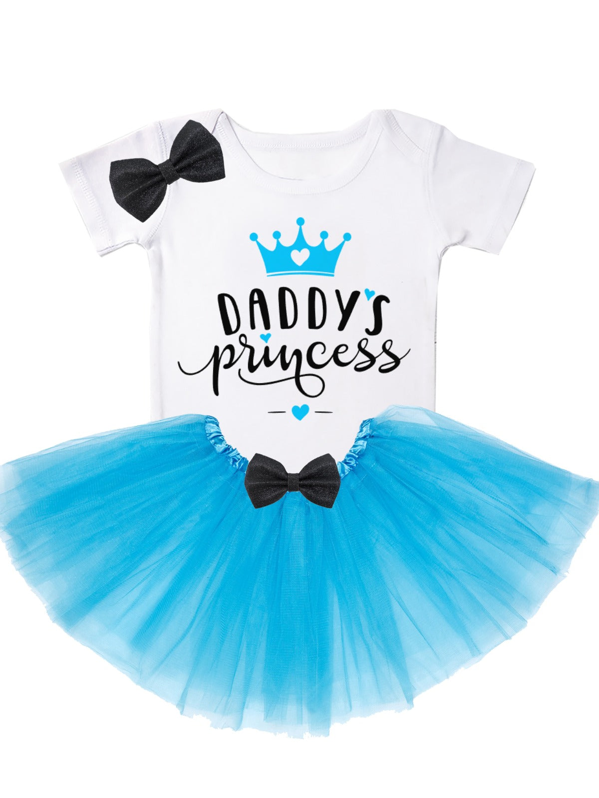 Daddy's Princess Tutu Outfit in Blue for Father's Day