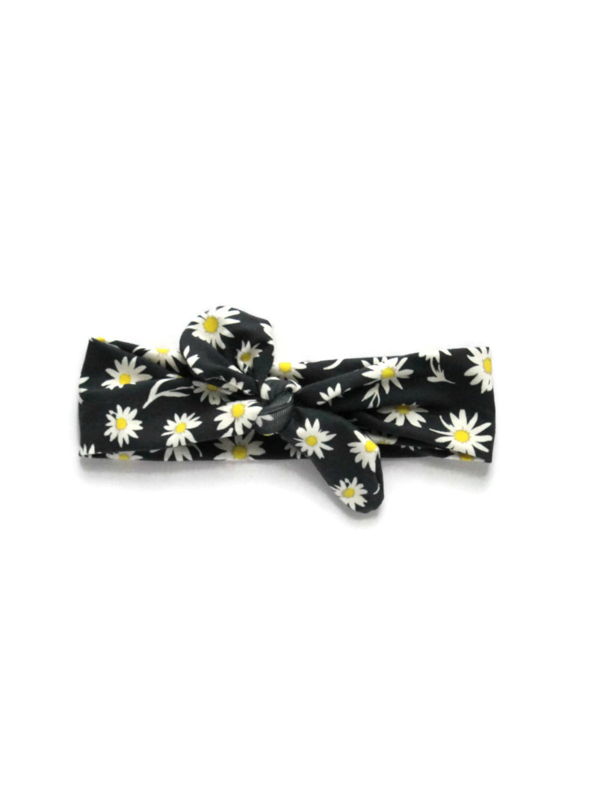 daisies top knot headband