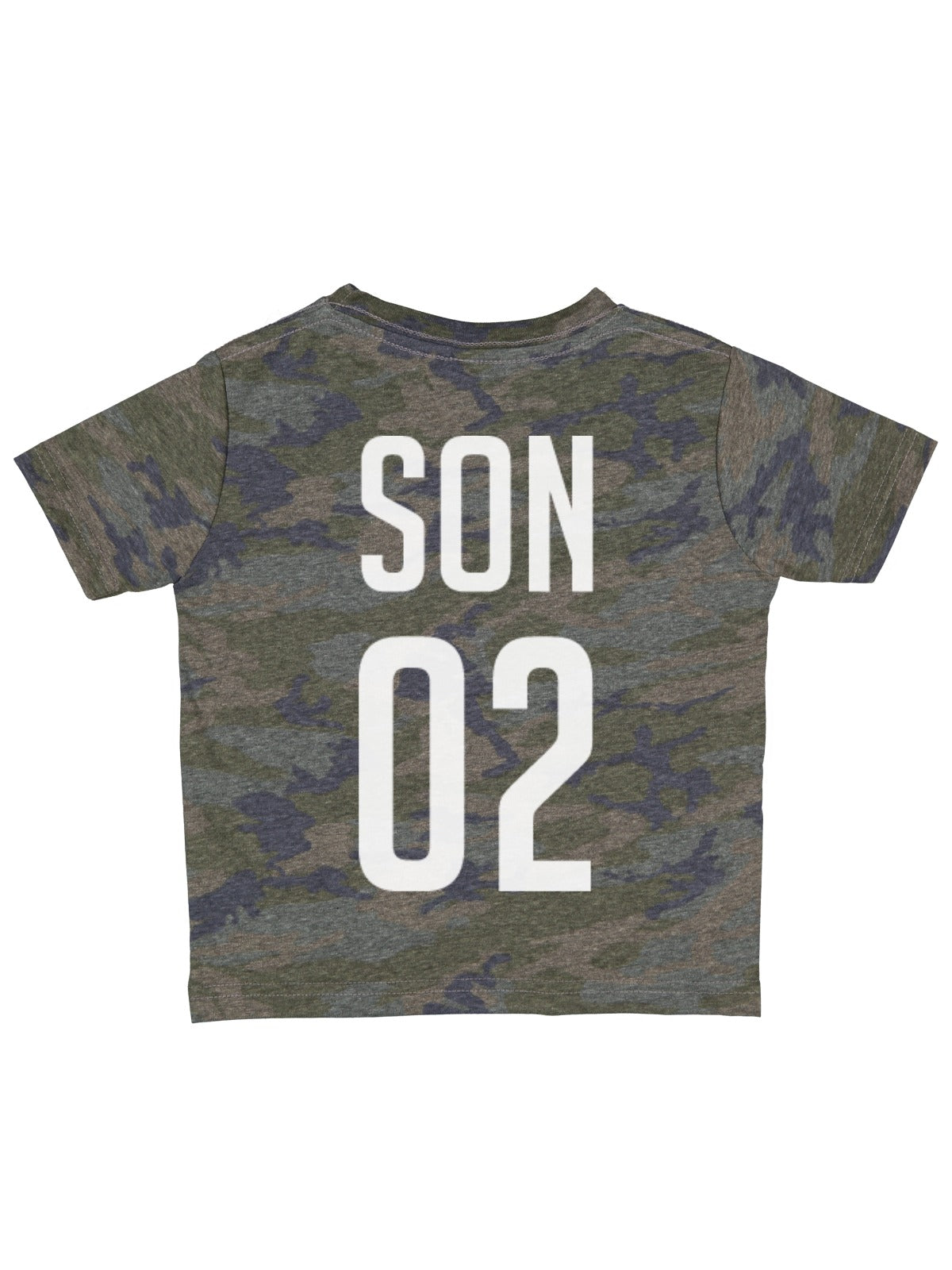 Matching Father and Son Vintage Camo Shirts