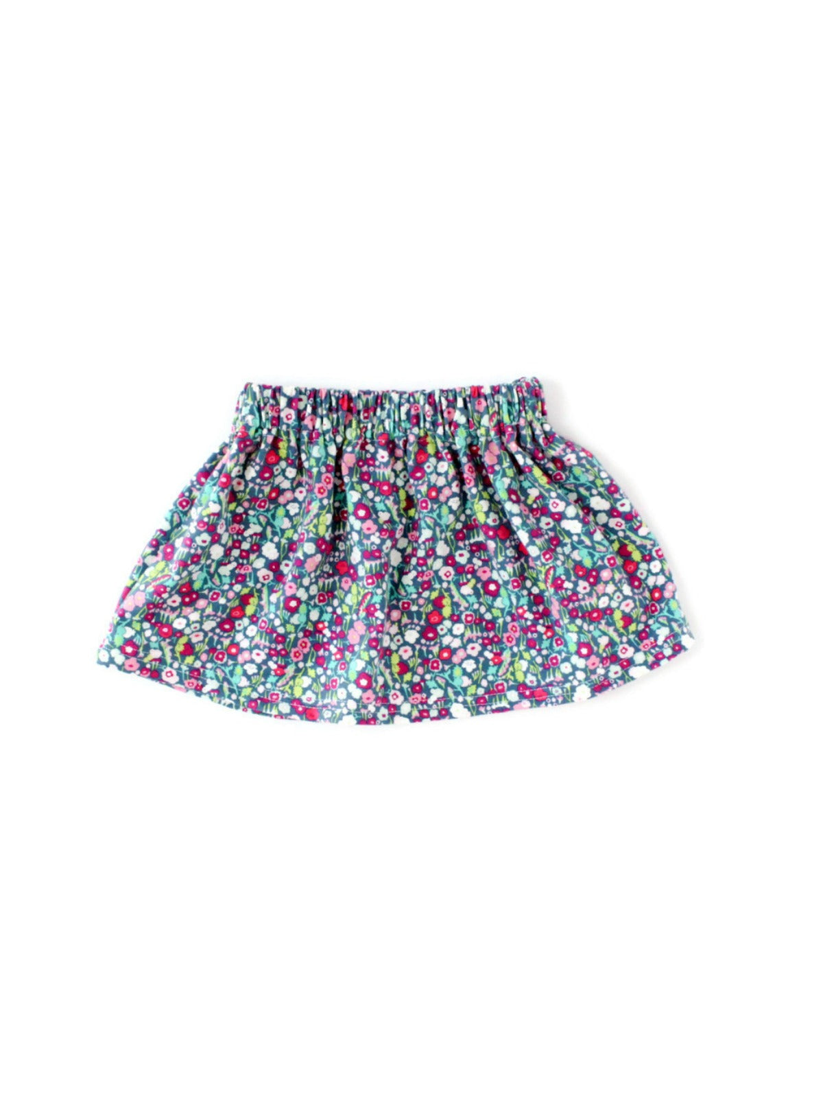 girls floral basic skirt