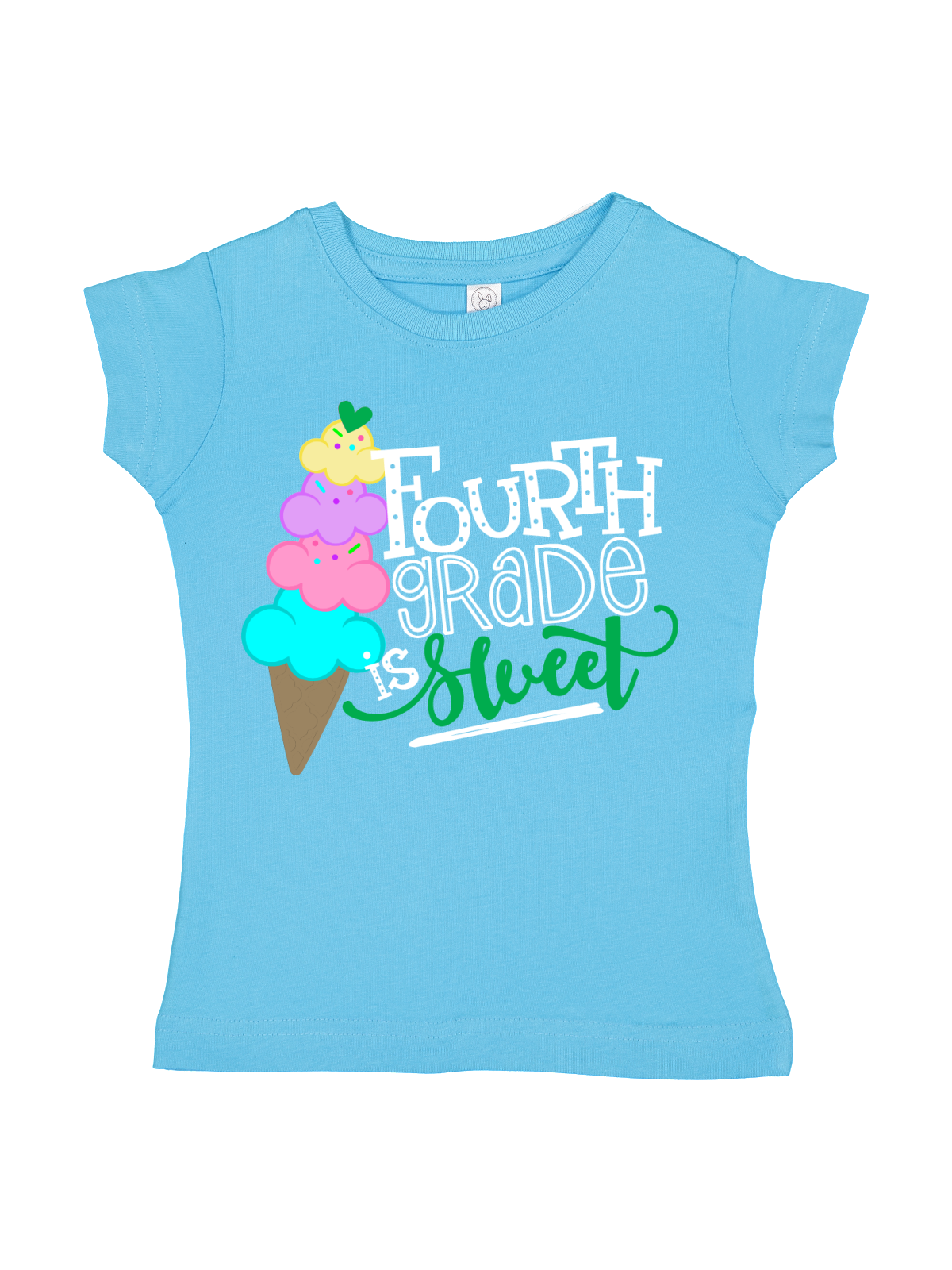 Fourth Grade is Sweet Girls Shirt in Blue