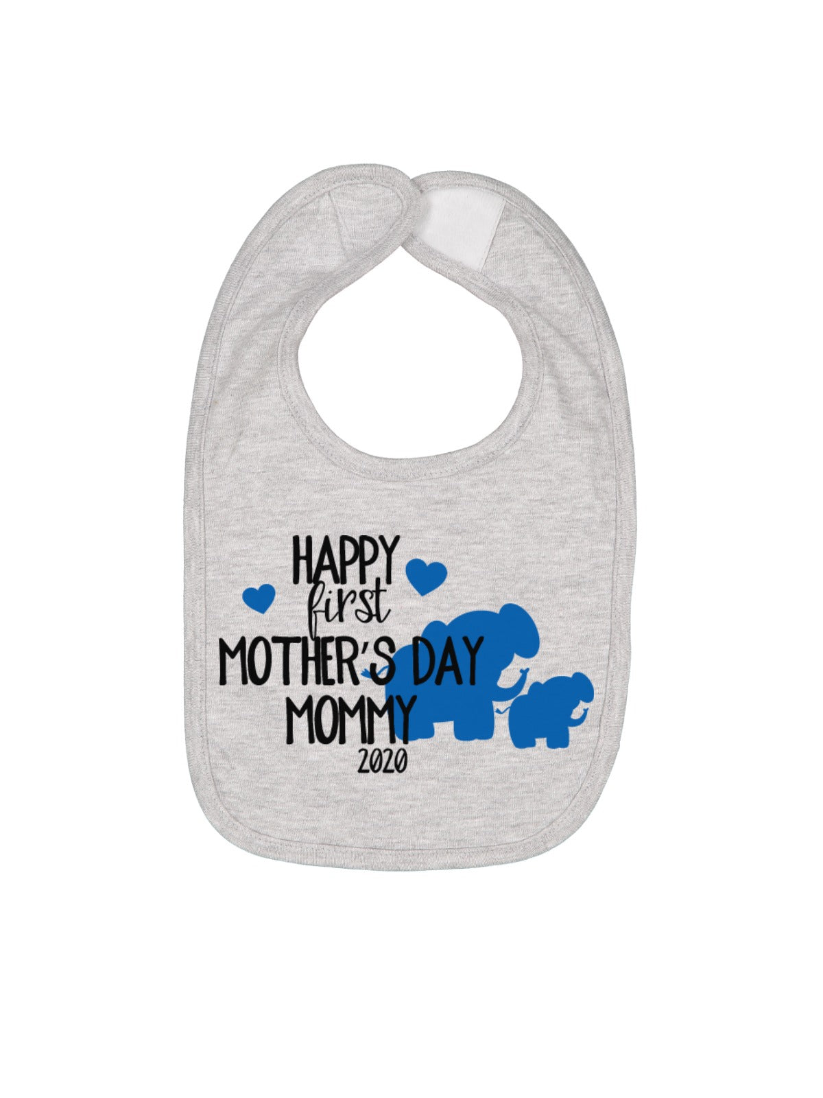 happy first mother's day mommy 2020 baby bib