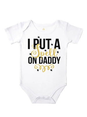 I Put A Spell On Daddy Shirt & Baby Bodysuit