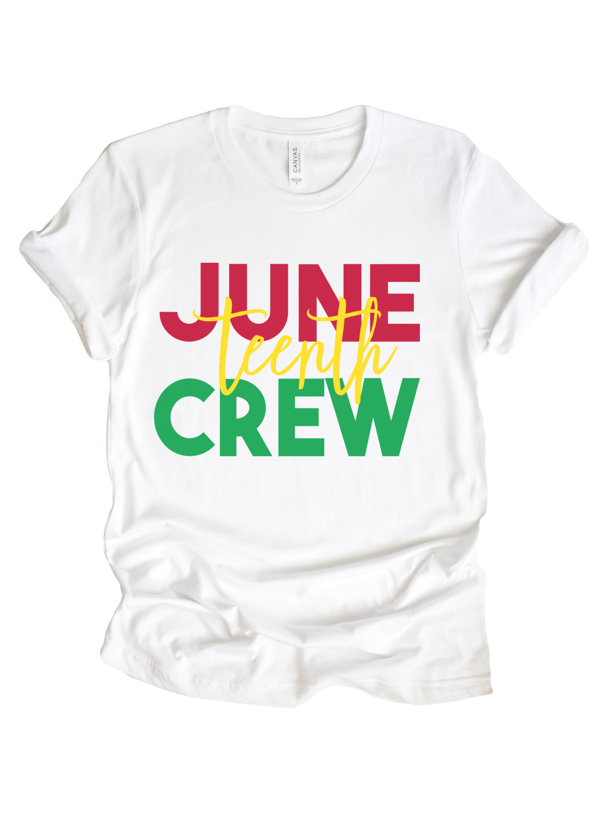 Juneteenth Crew Matching Family Shirts in White