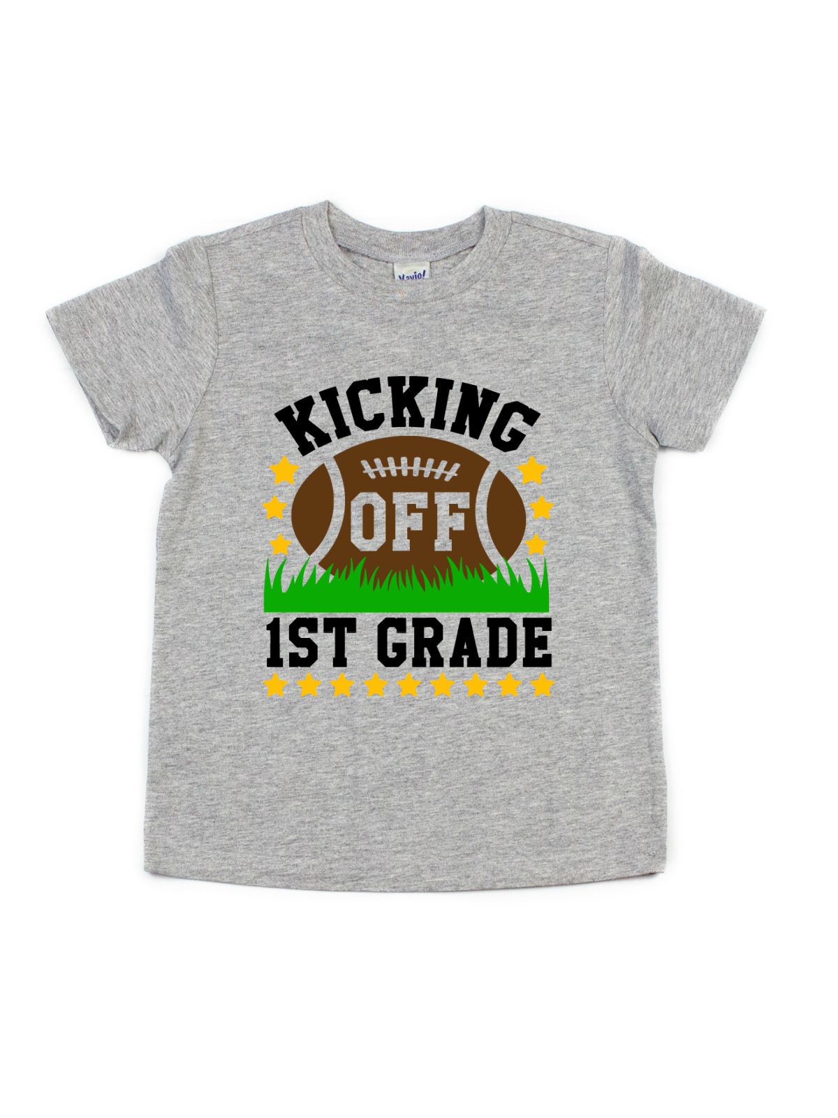 Kickin' Off Football Kids Shirt - White - All Grades