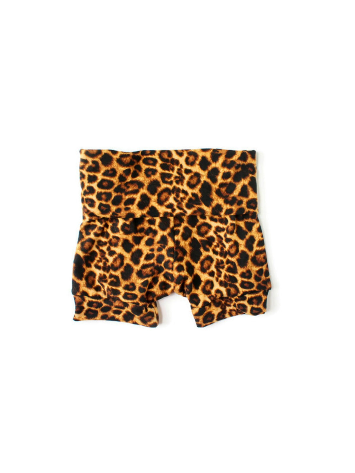 baby and toddler girl leopard animal print shorts