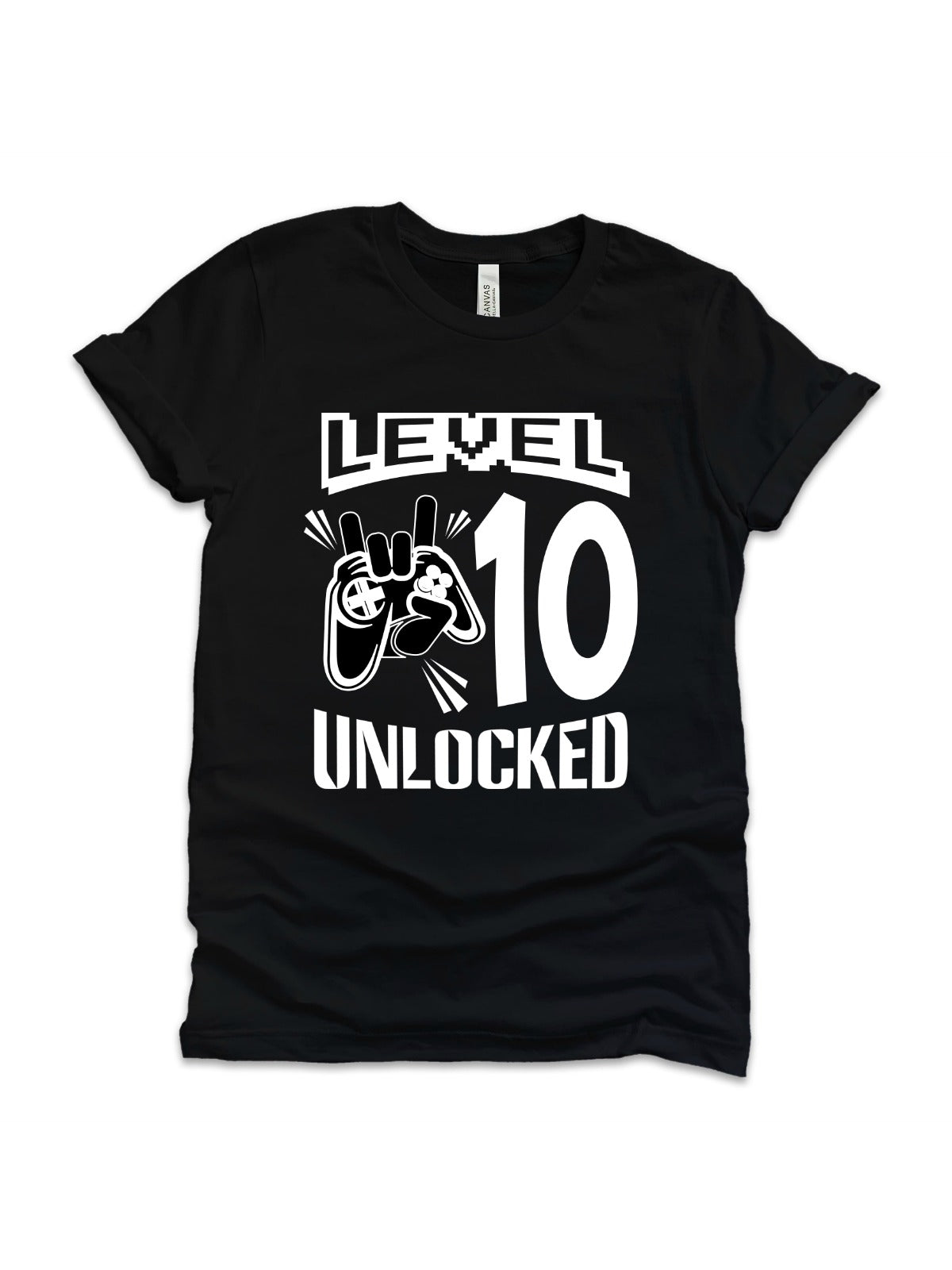 Level 10 Unlocked Gamer Birthday Shirt