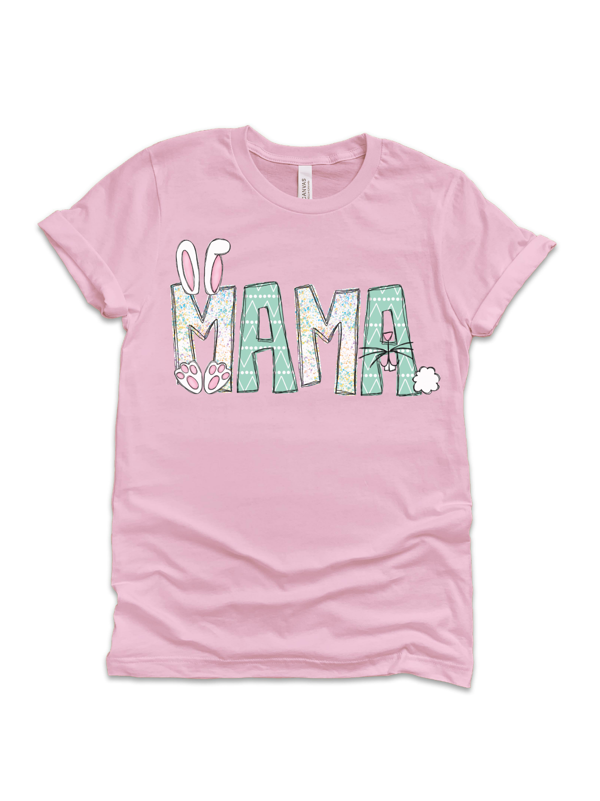 Mama Bunny Women's Shirt in Pink