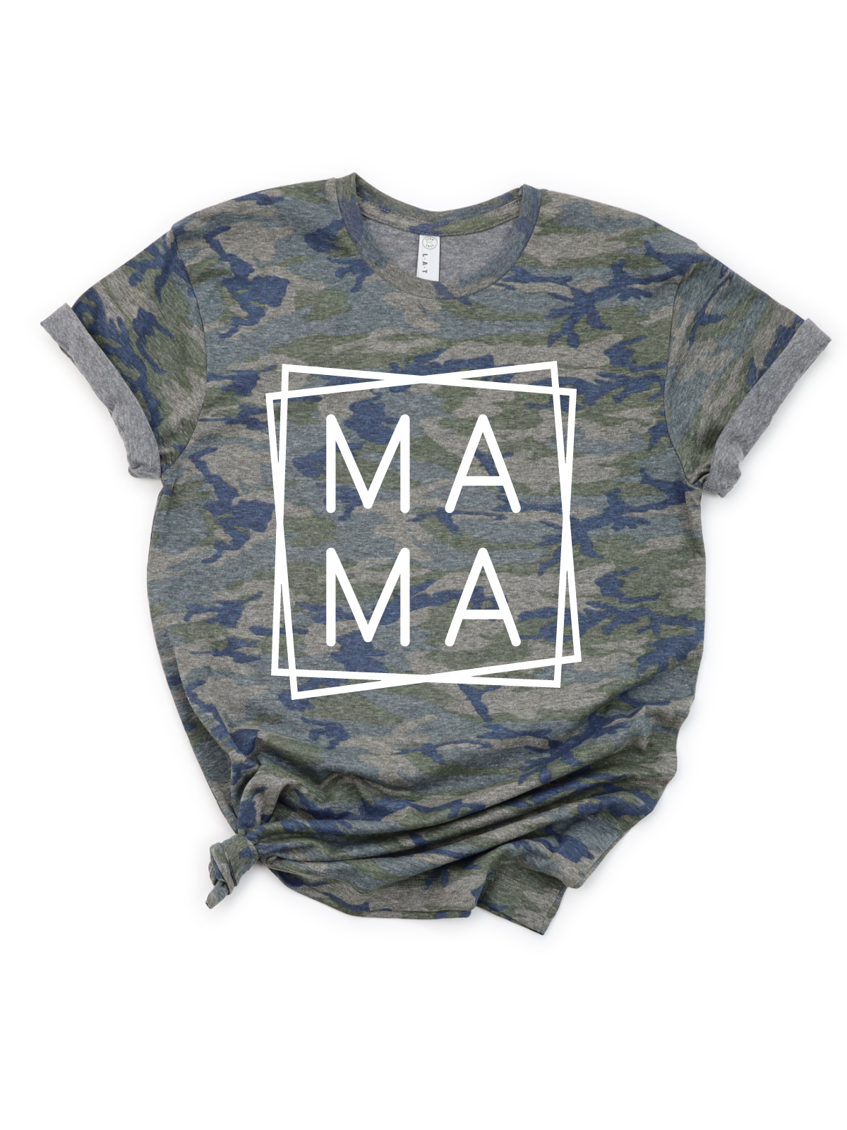 mama and mini camouflage t-shirt set