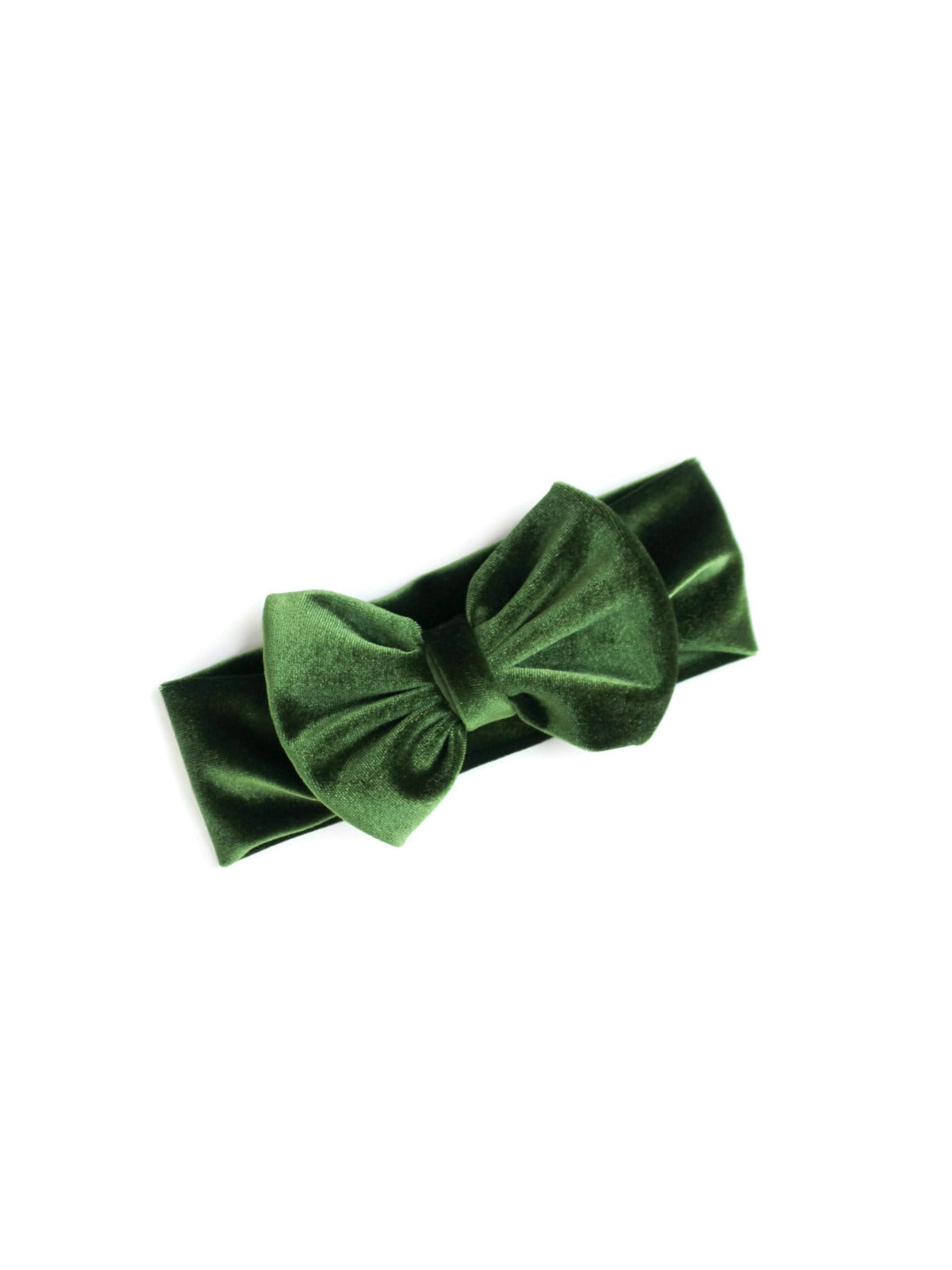 olive green big bow headband