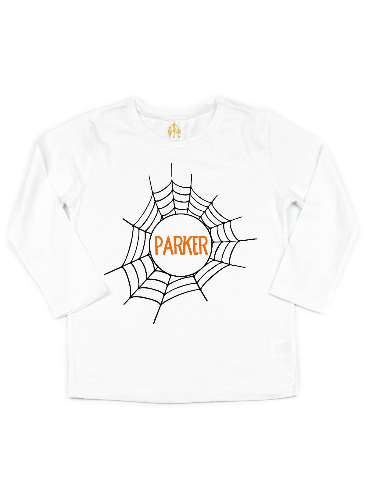 kids custom spiderweb t-shirt