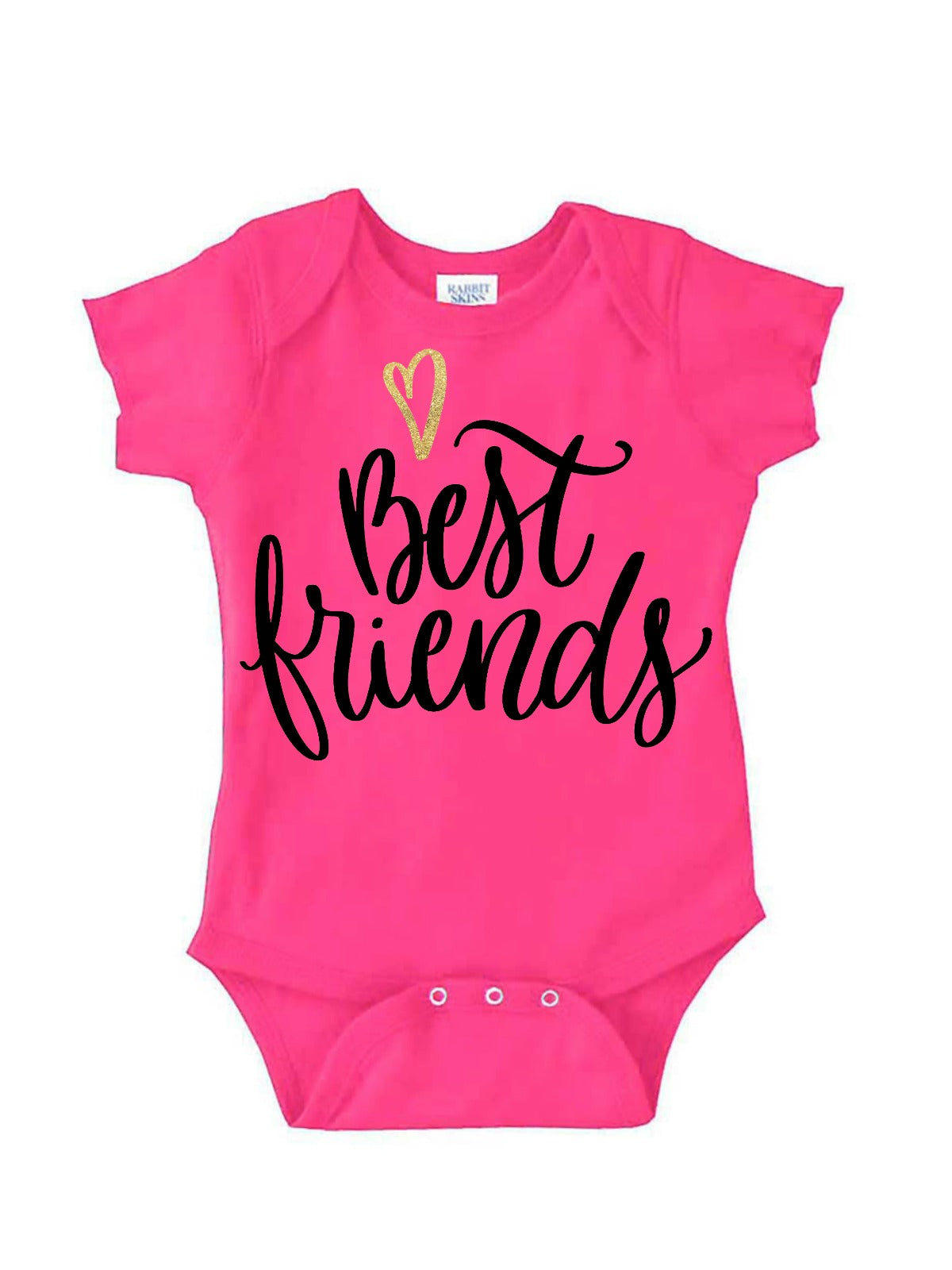 Additional Best Friends Bodysuit in Pink