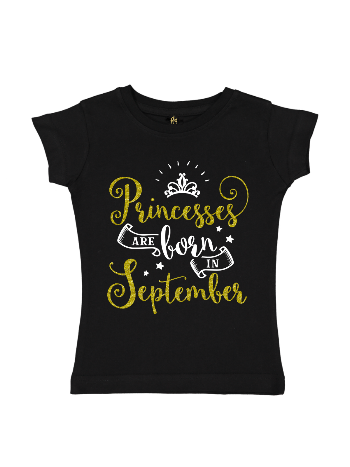 princesses are born in September girls birthday shirt