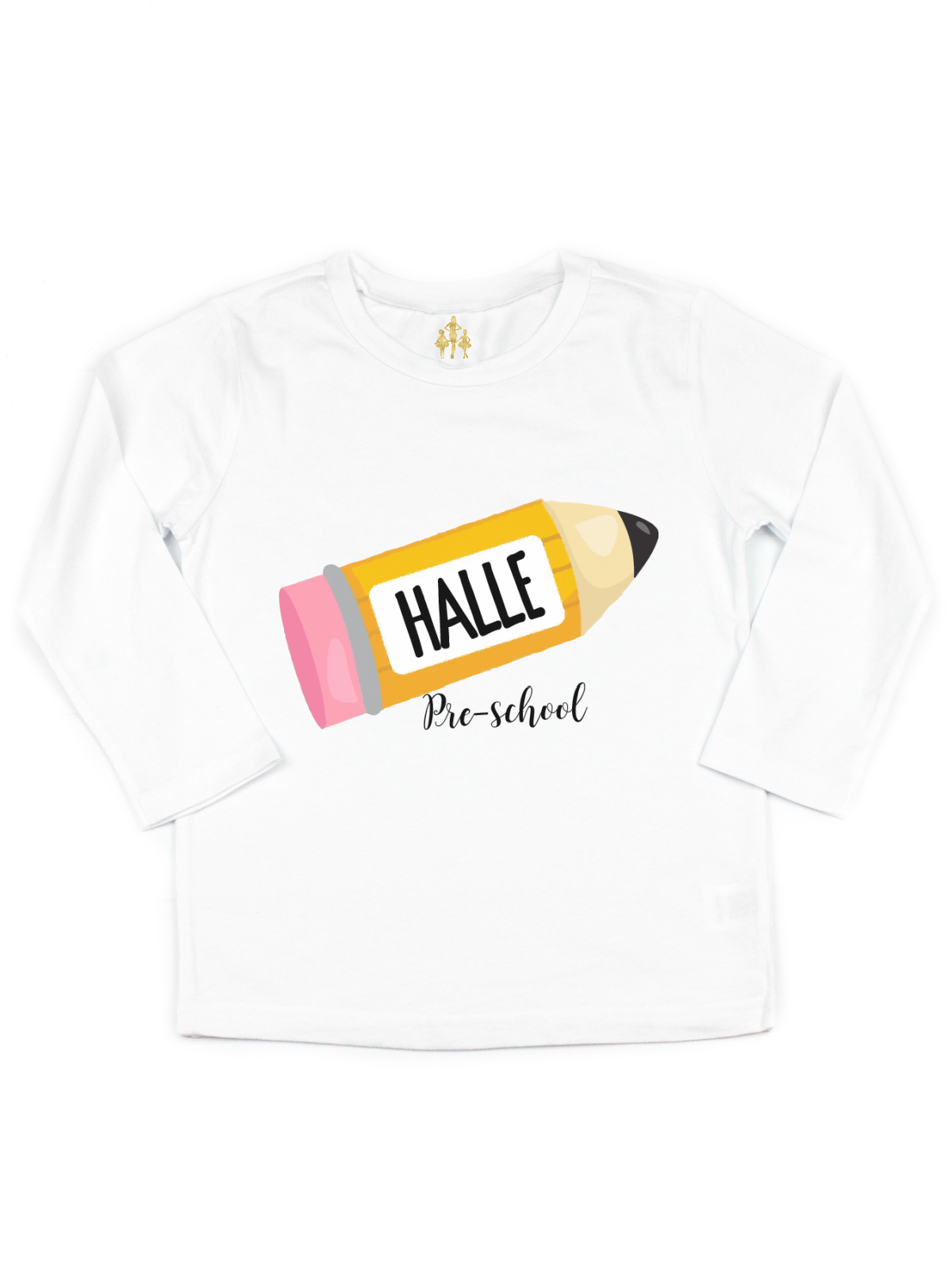 personalized first day of school girls shirt