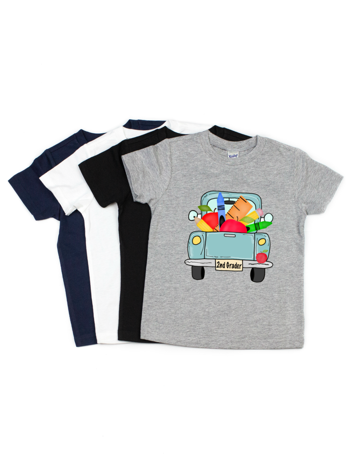 personalized school truck shirt for kids