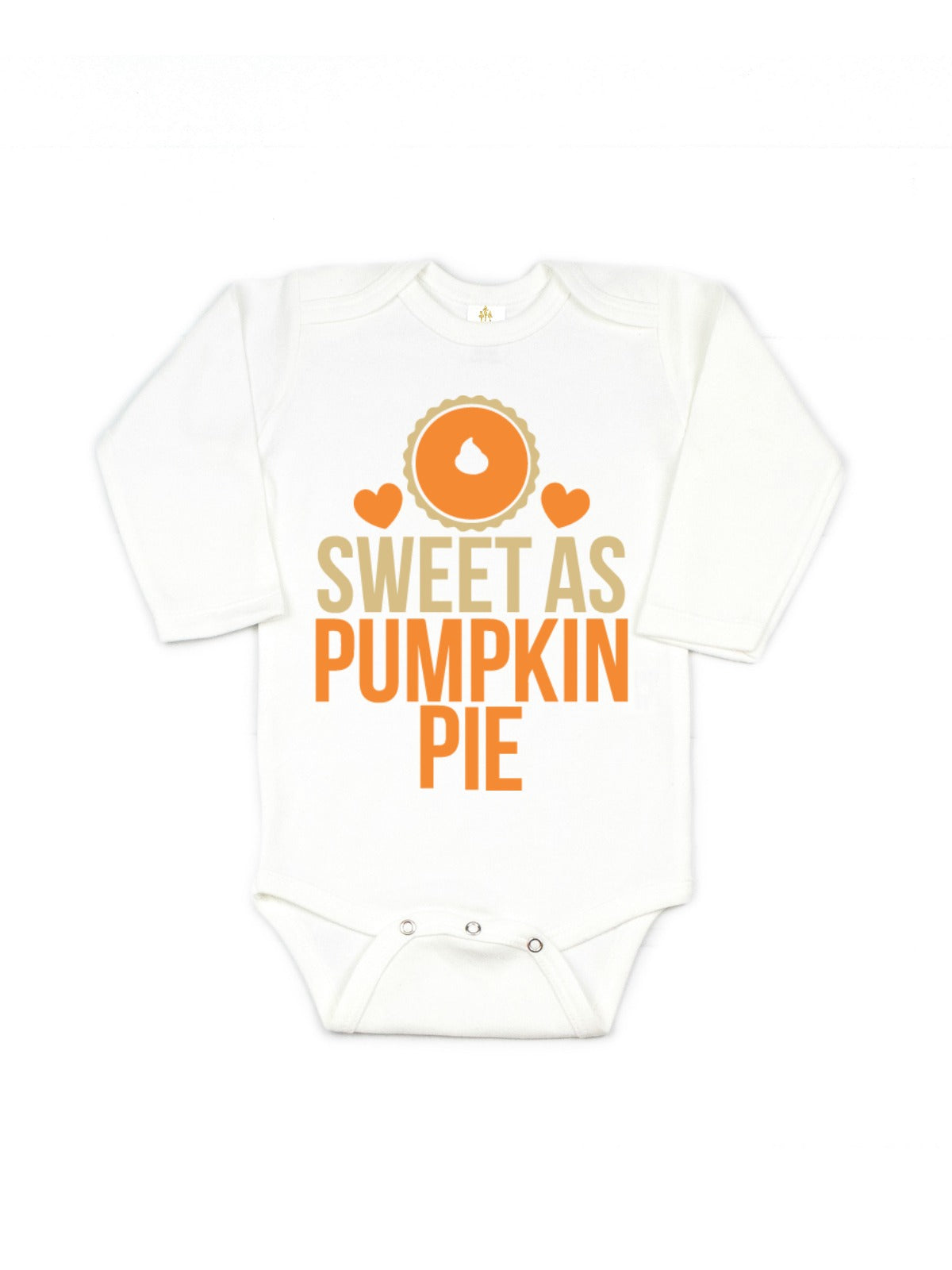sweet as pumpkin pie baby girl bodysuit