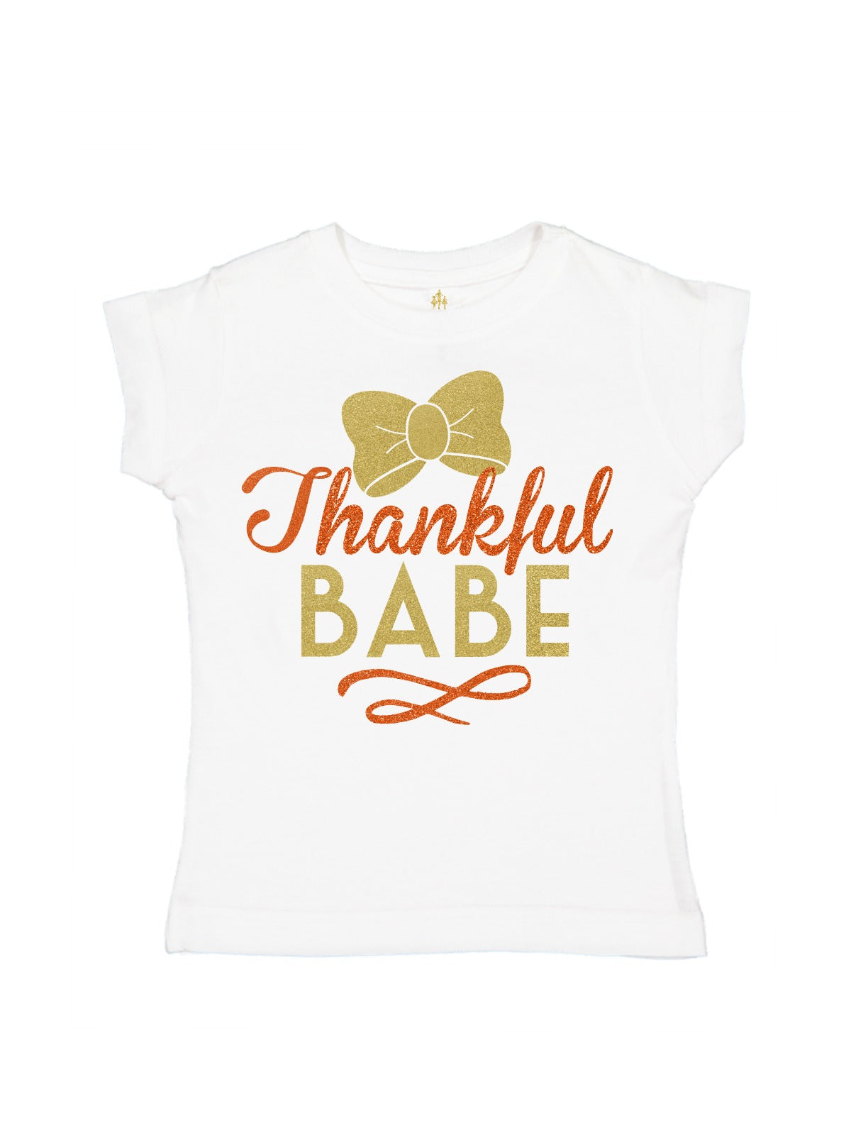 Thankful Babe Girls Thanksgiving Shirt