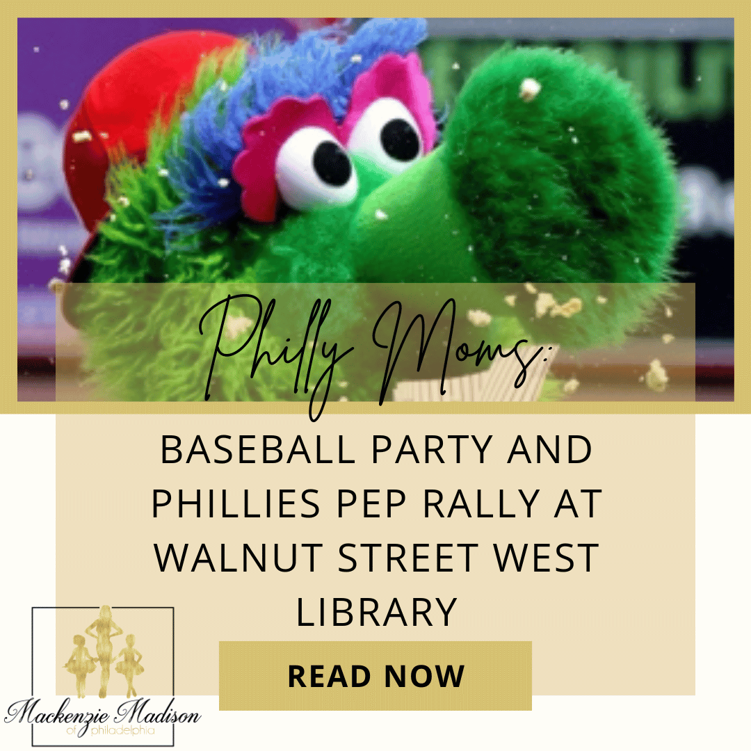 Baseball Party and Phillies Pep Rally at Walnut Street West Library