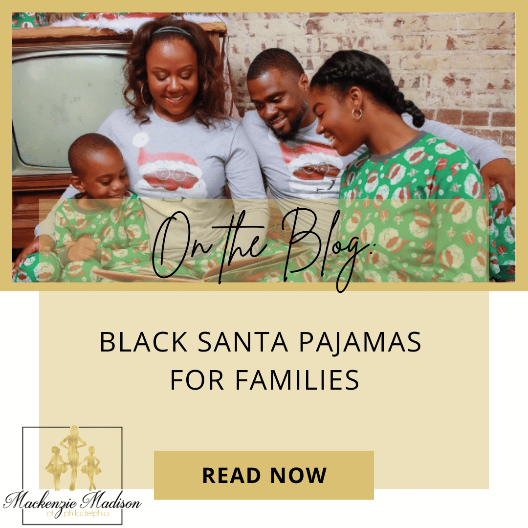 Black Santa Pajamas for the Family