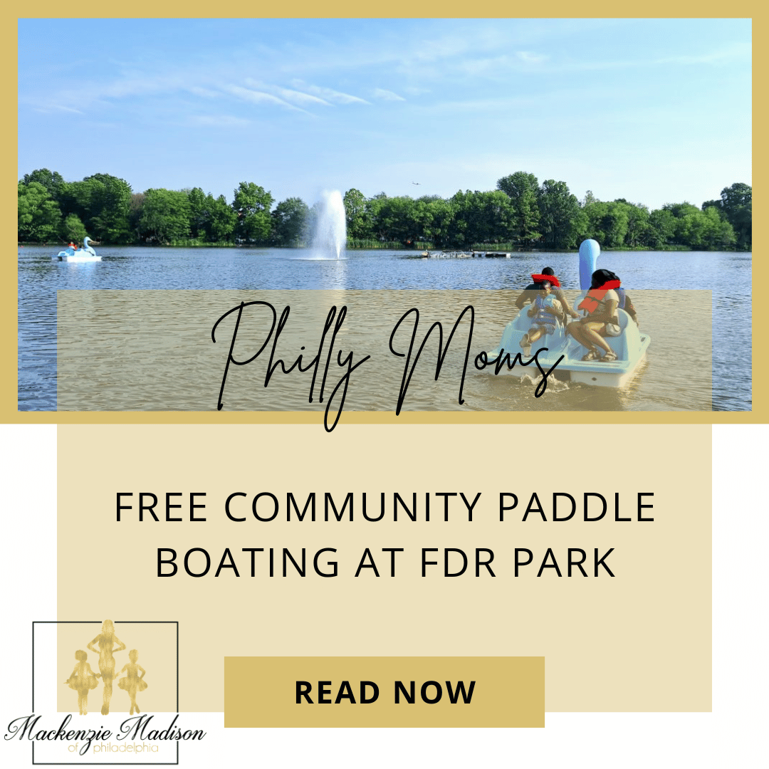 Free Community Paddle Boating at FDR Park