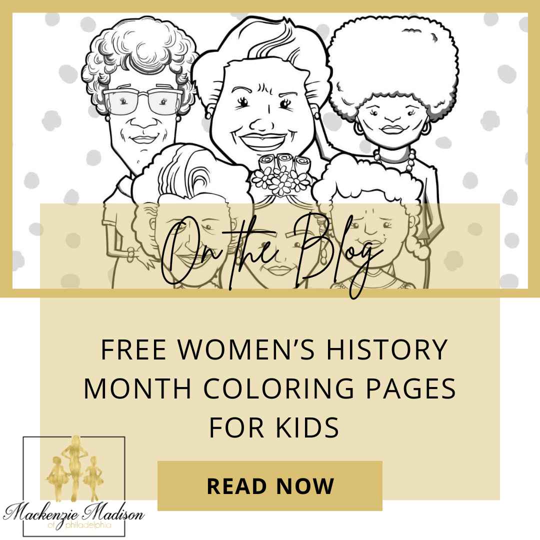 Free Women’s History Month Coloring Pages for Kids