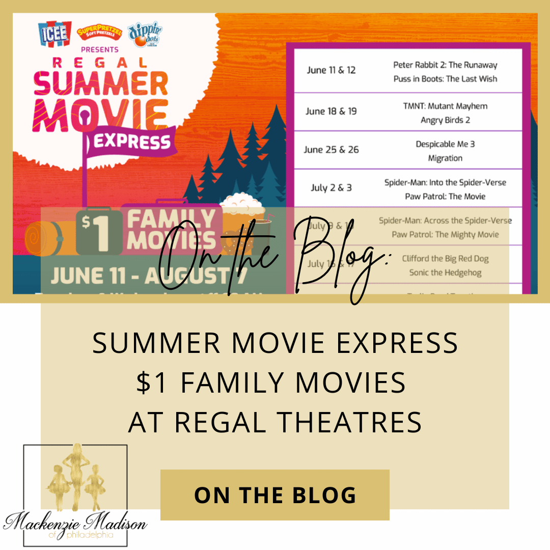 $1 Family Movies with Regal Summer Movie Express