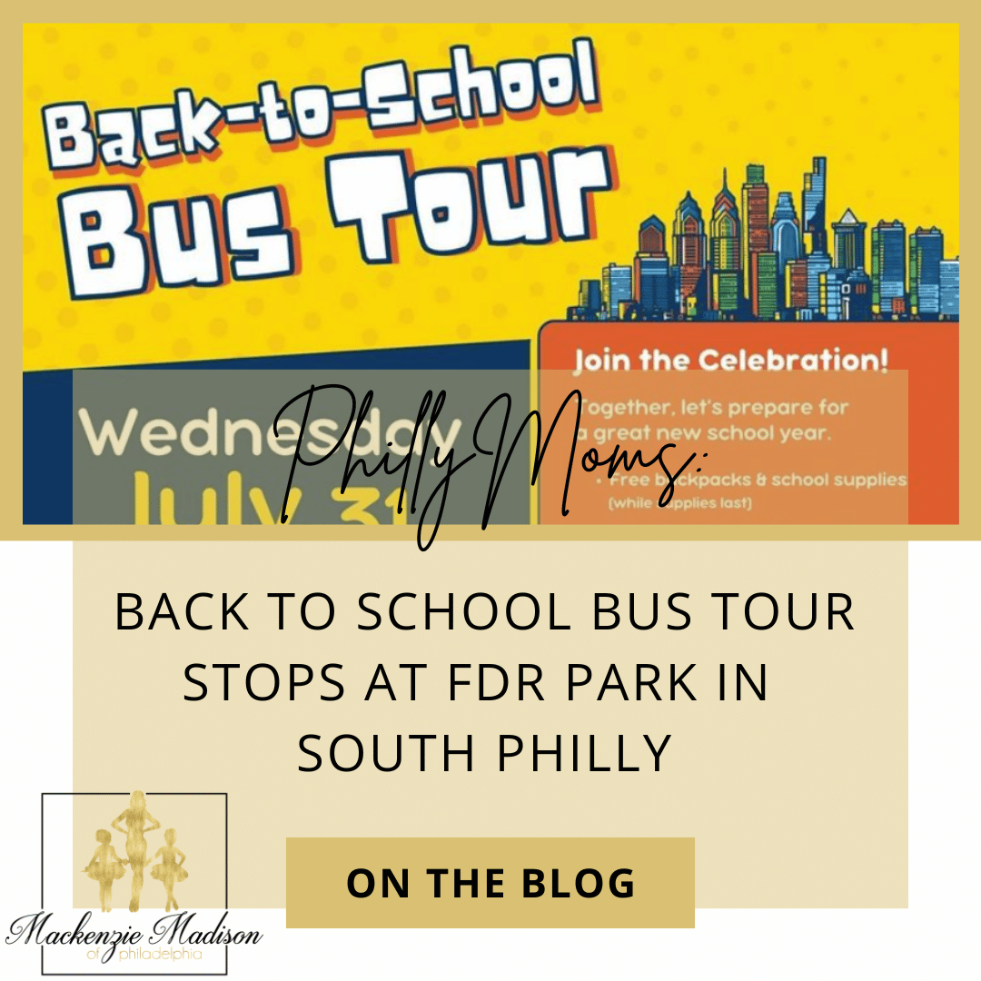 Back to School Bus Tour Stops at FDR Park in South Philly