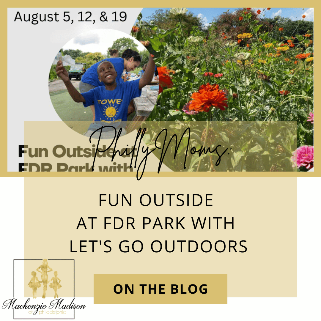 Fun Outside at FDR Park with Let's Go Outdoors