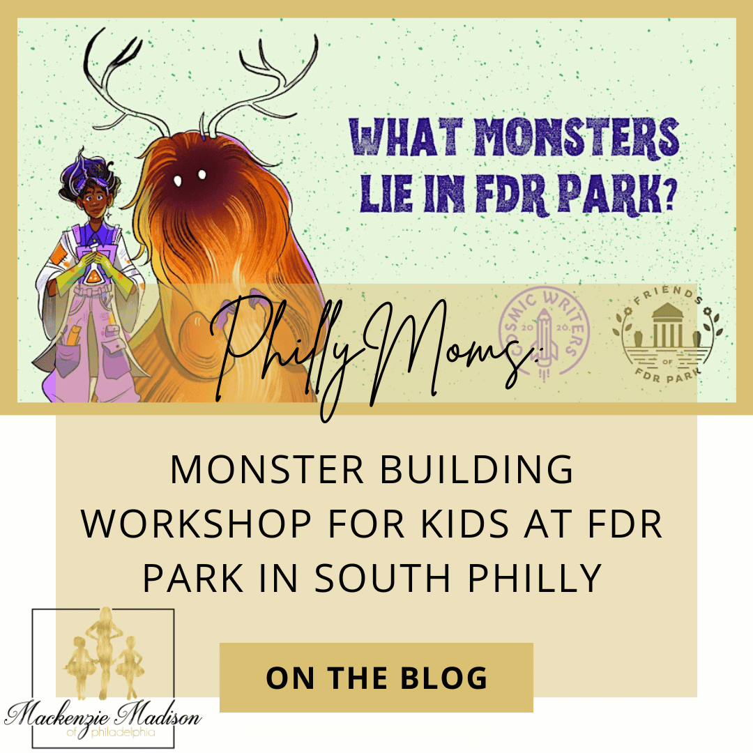 Philly Moms: Monster Building Workshop for Kids at FDR Park in South Philly