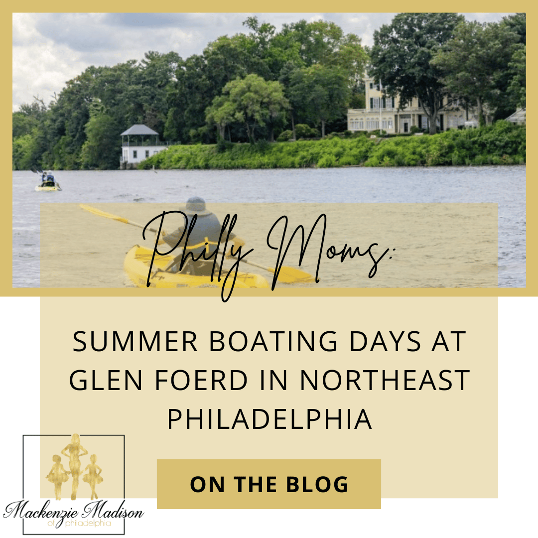 Summer Boating Days at Glen Foerd in Northeast Philadelphia