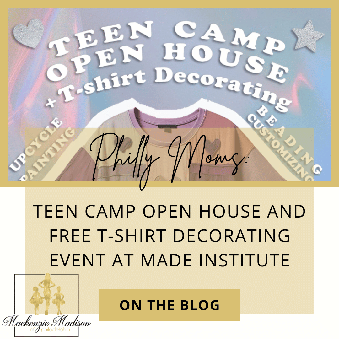 Teen Camp Open House and T-shirt Decorating