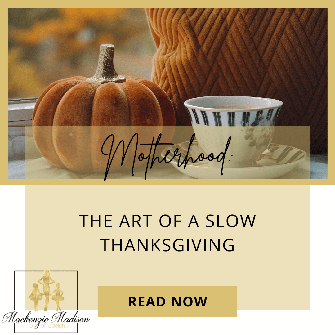 The Art of a Slow Thanksgiving