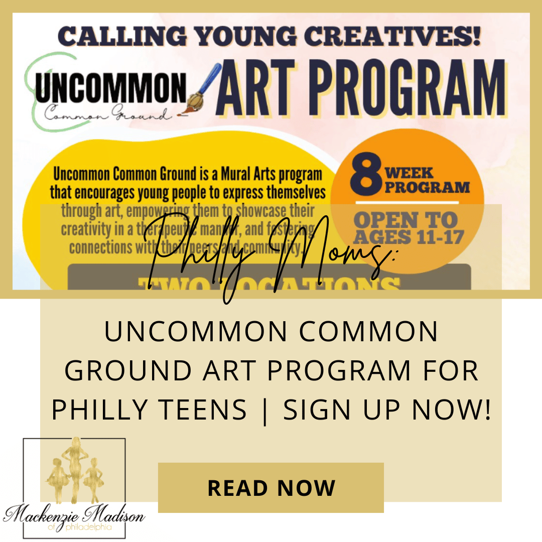 Uncommon Common Ground Art Program for Philly Teens | Sign Up Now!